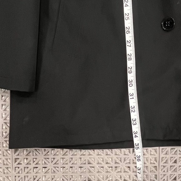 Cole Haan Mens Black Full Zip Rain Jacket Coat XL Lightweight Casual Outerwear - Picture 16 of 16